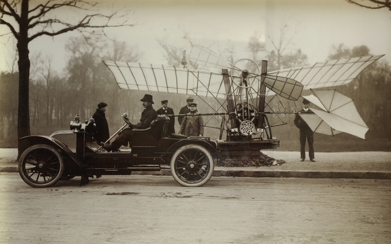 There was excitement in the air, as the great Mr. Dumont would be flying the latest model of his airplane