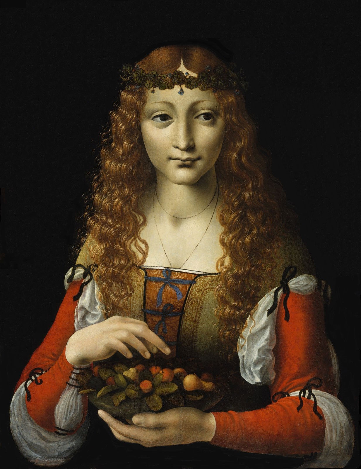 Caterina Sforza, Countess of Forlì, c.1485, Tempera on Poplar Wood