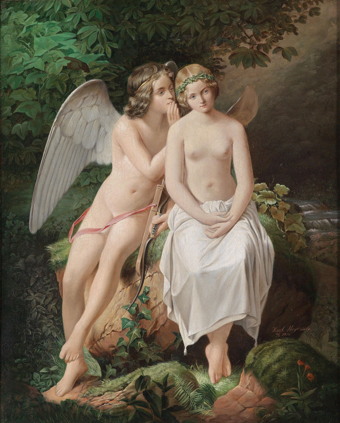 Cupid and Psyche, c.1875, Oil on Canvas