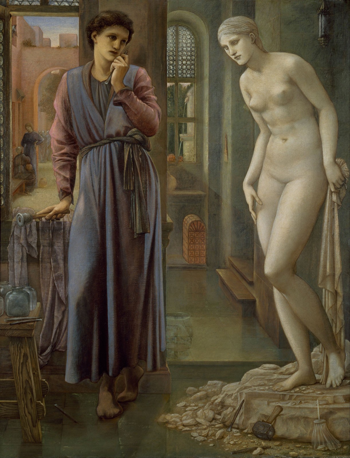 Pygmalion and the Image, c.1878, Oil on Canvas
