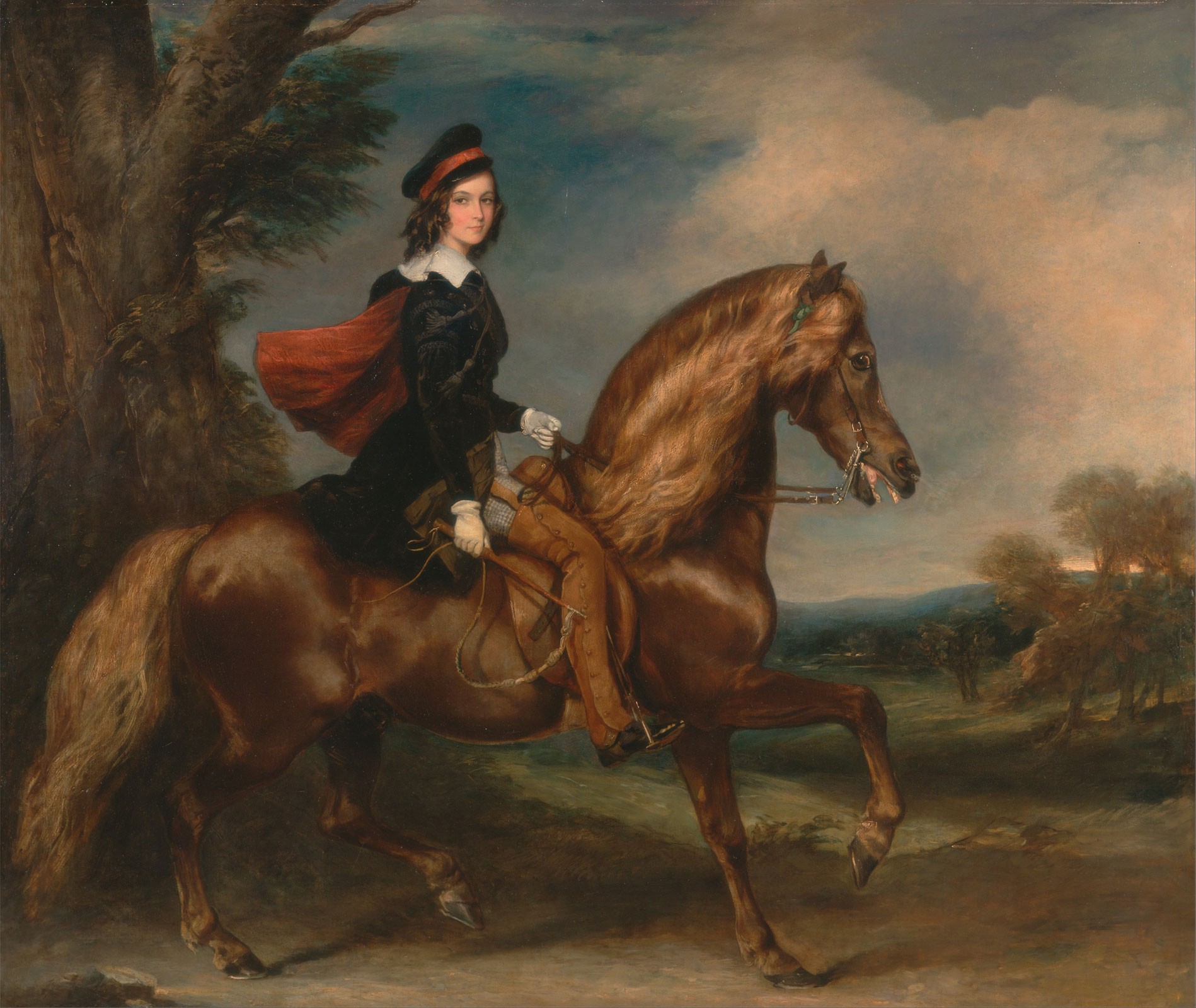 James Keith Fraser Riding Culloden, c.1844, Oil on Canvas