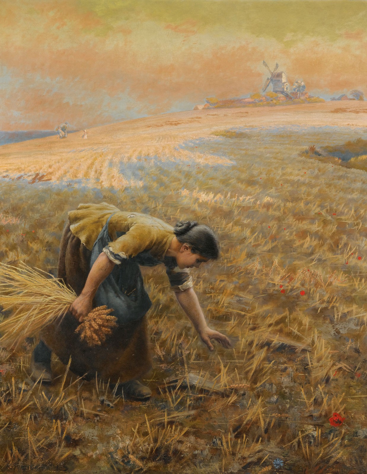Gleaning, c.1891, Oil on Canvas