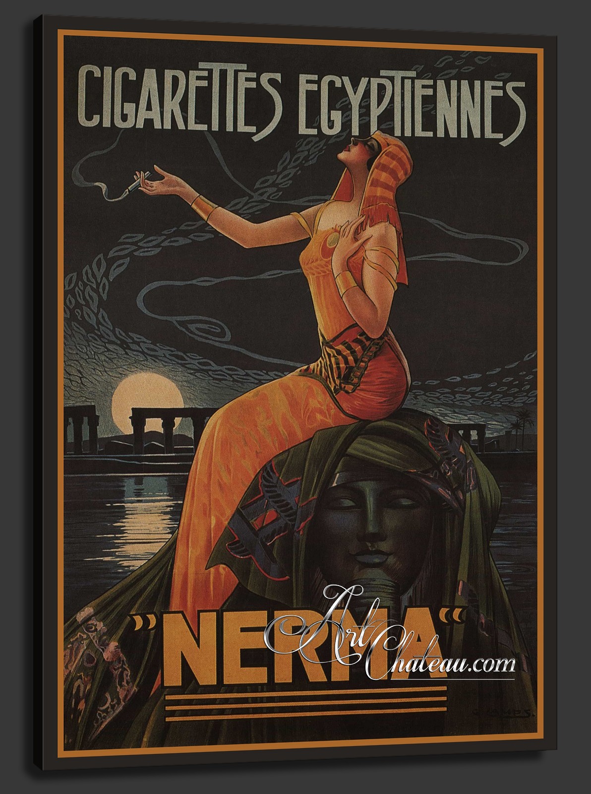 Vintage French Style Art Poster, after Gaspar Camps