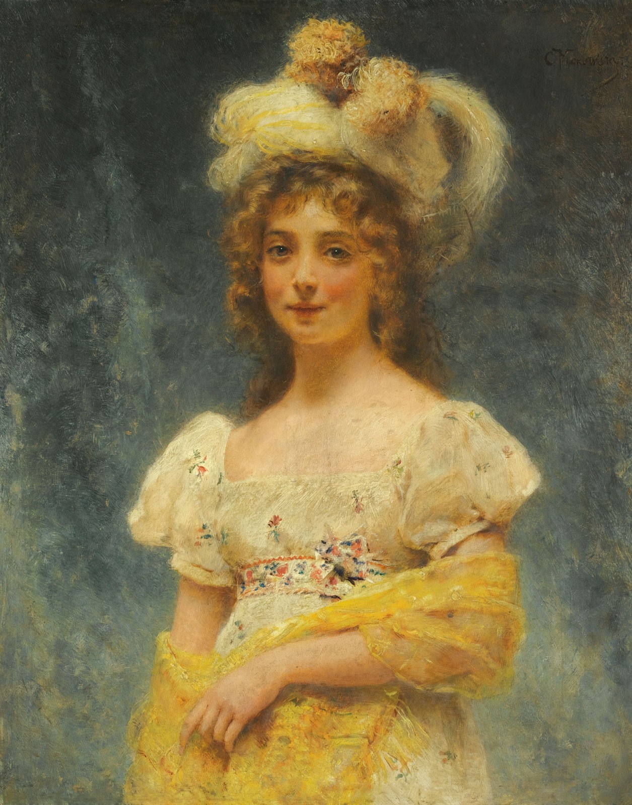 Portrait of a Young Girl, c.1890, Oil on Canvas
