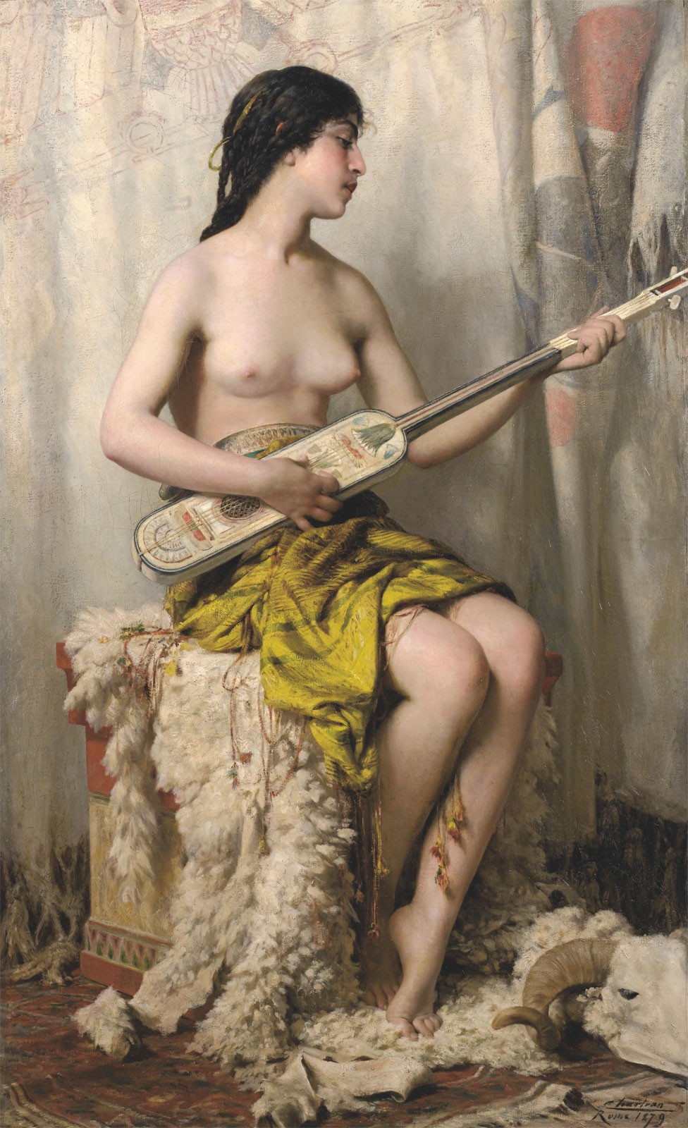 The Mandore Player, c.1879, Oil on Canvas