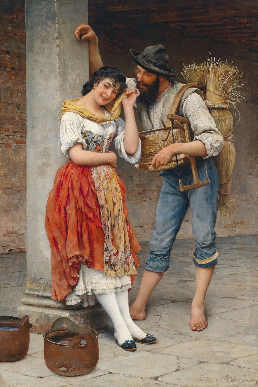 The Spider and the Fly, c.1889, Oil on Panel