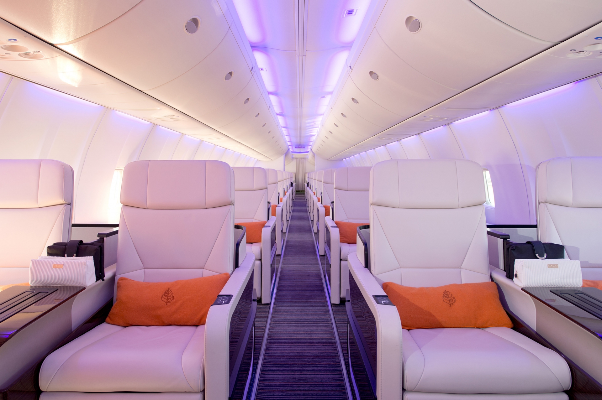 The Four Seasons Jet is a Boeing 757, fully customized with 52 seats