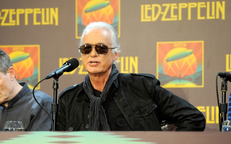 Jimmy Page...Legendary Guitar God Marks the 50th Anniversary of Led Zeppelin