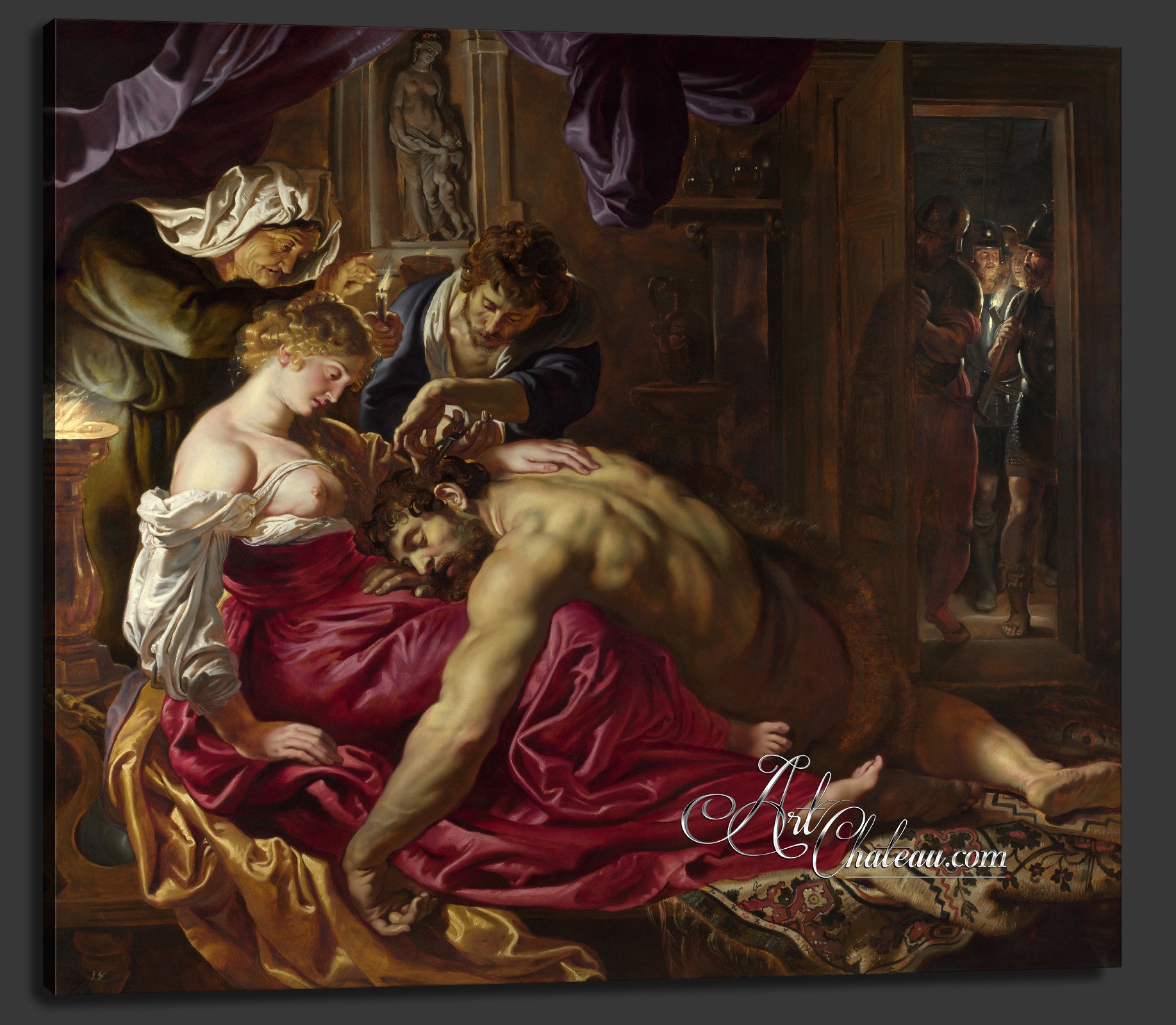 Samson and Delilah, after Peter Paul Rubens