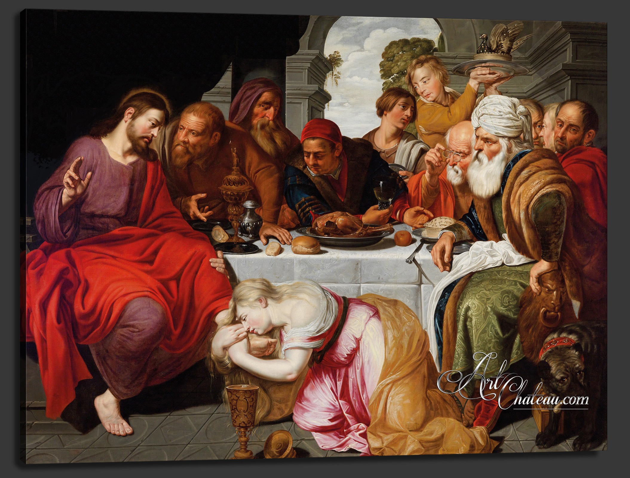 Banquet of the Pharisee, after Artus Wolfaerts