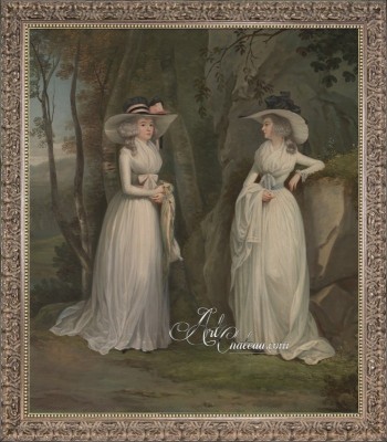 Eleanor and Margaret Ross, after Alexander Nasmyth