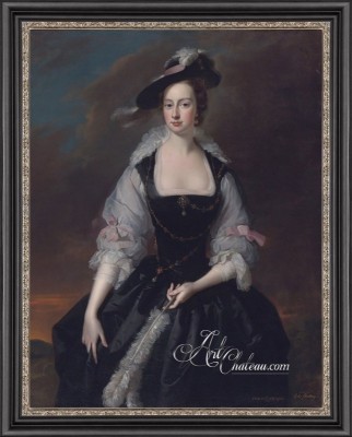 British Heritage Design painting, Lady Frances Courtenay