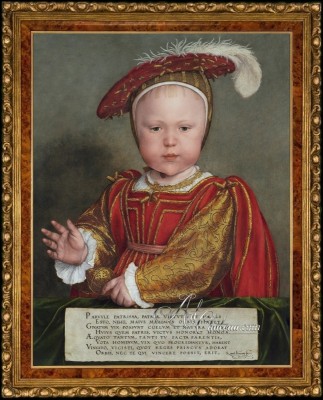 British Heritage painting of Edward VI as a Child