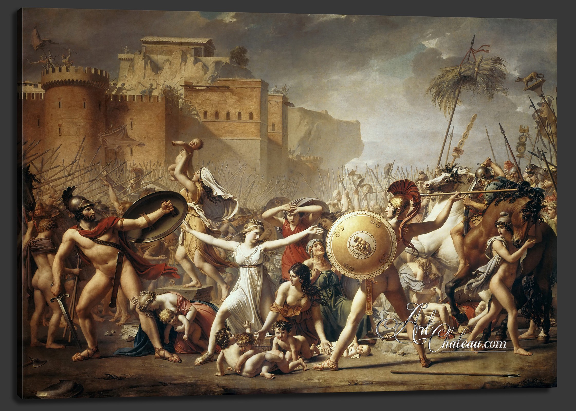 The Intervention of the Sabine Women, after Jacques-Louis David