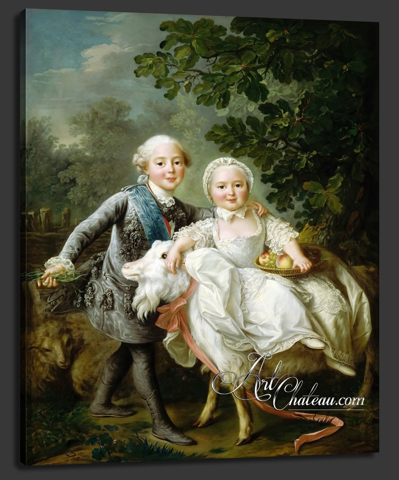 The Count d’Artois and Madame Clotilde as Children