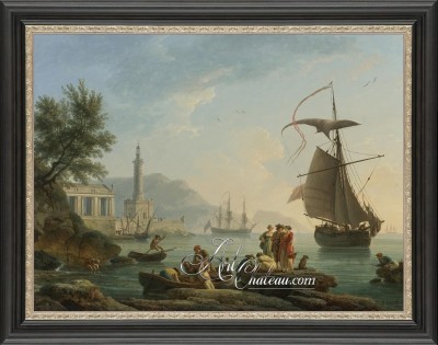 French Neoclassical Painting, after Claude Joseph Vernet 