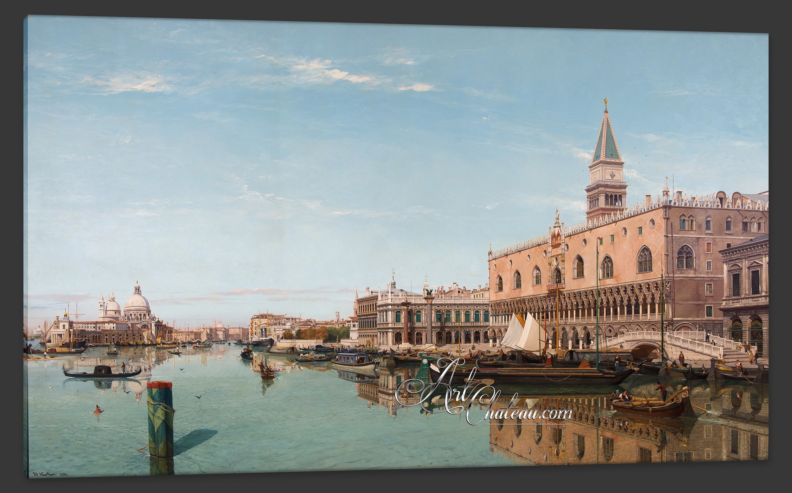 The Doge’s Palace in Venice, after Jean Baptiste Van Moer