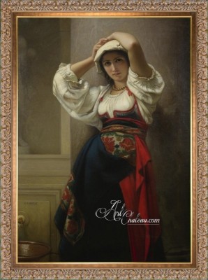 Italienne, after Painting by Charles Landelle