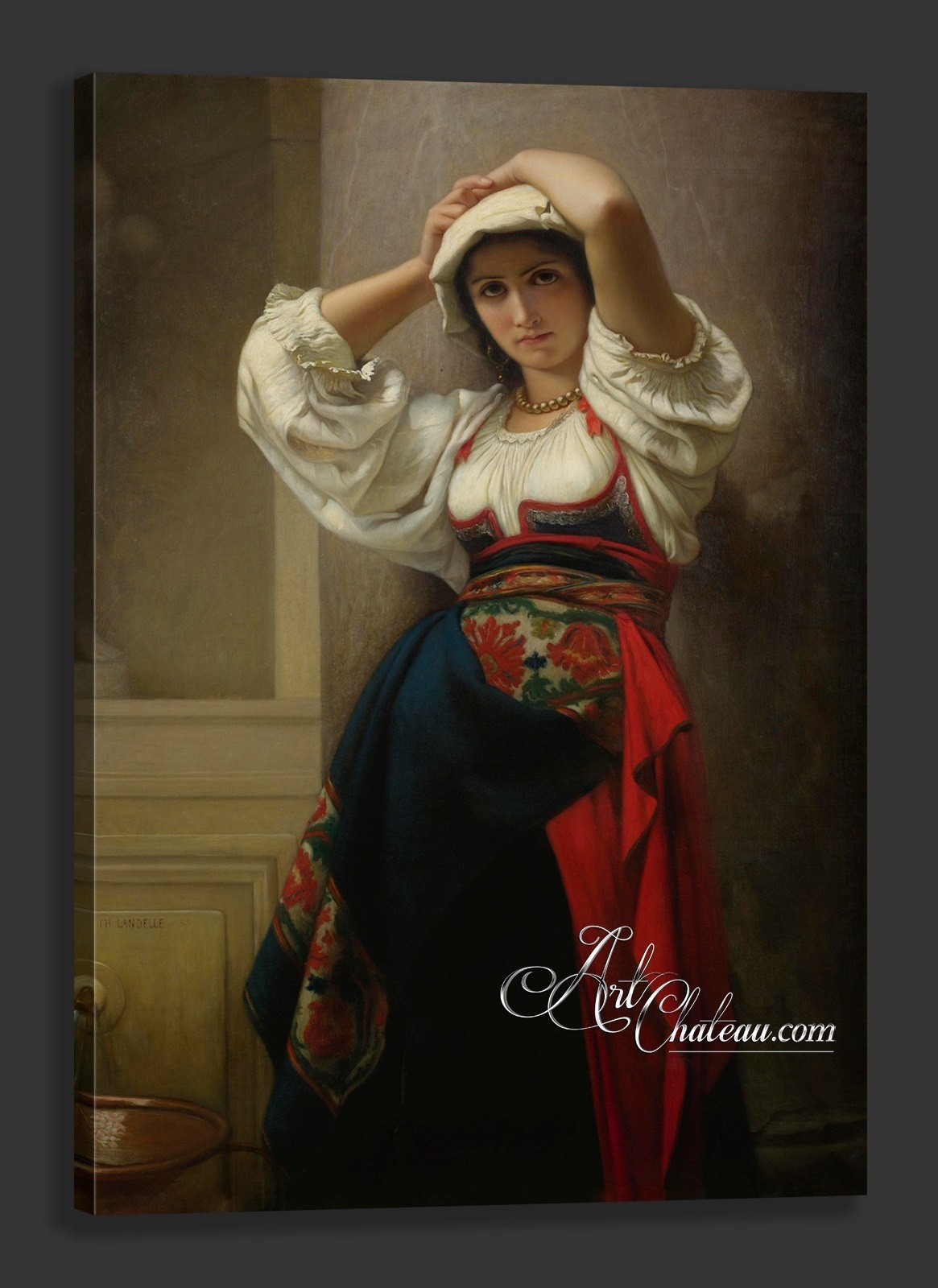 Italienne, after Painting by Charles Landelle