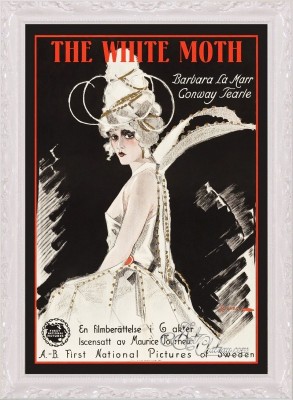 Vintage Style Movie Poster, The White Moth