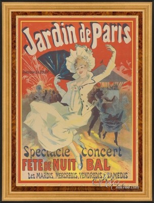 Vintage Style Art Poster, after Jules Cheret