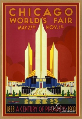 Vintage Poster of the Chicago World's Fair  