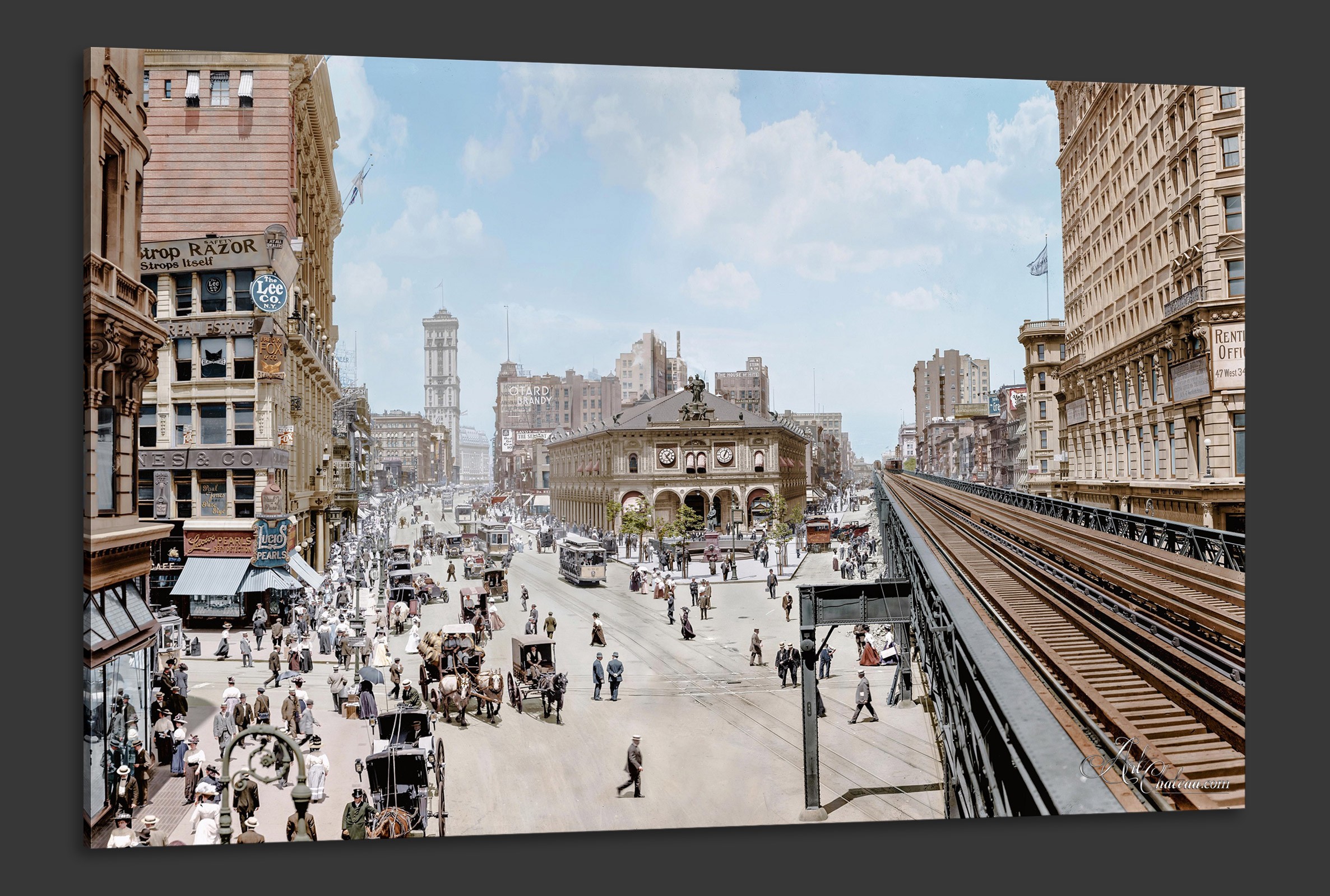 Vintage Photograph of Herald Square, New York City