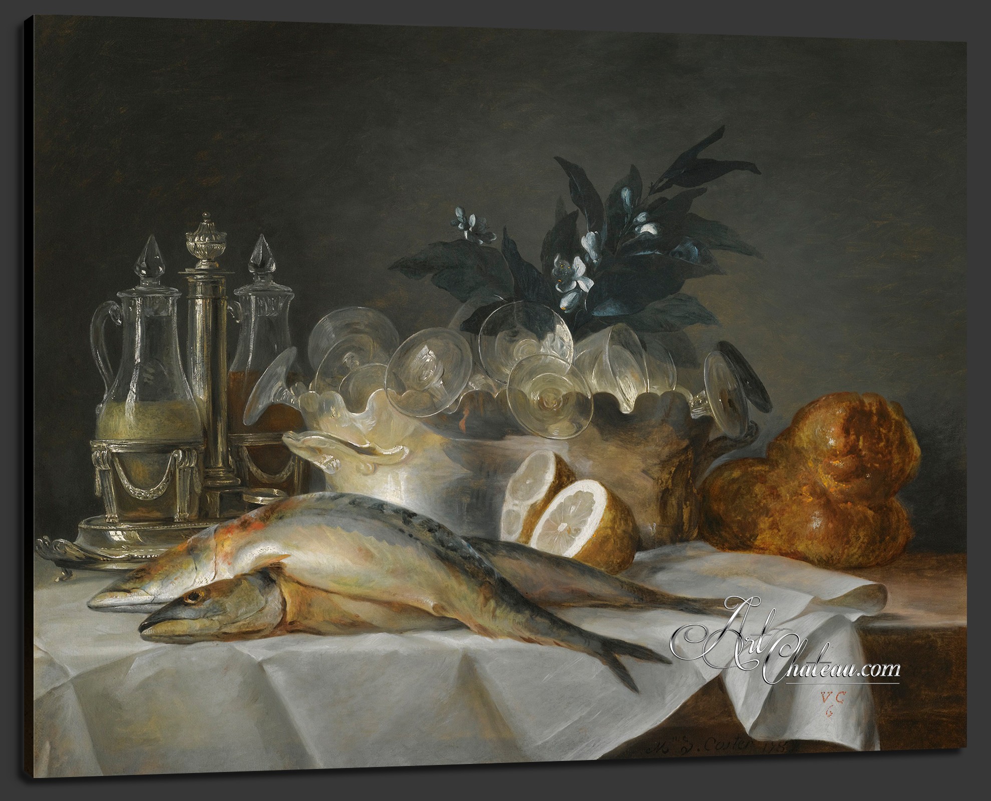 French Still-Life Painting, after Anne Vallayer-Coster