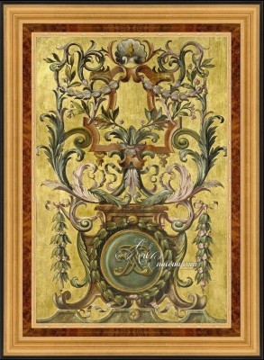 Classical French Chateau Panel, 17th Century Style