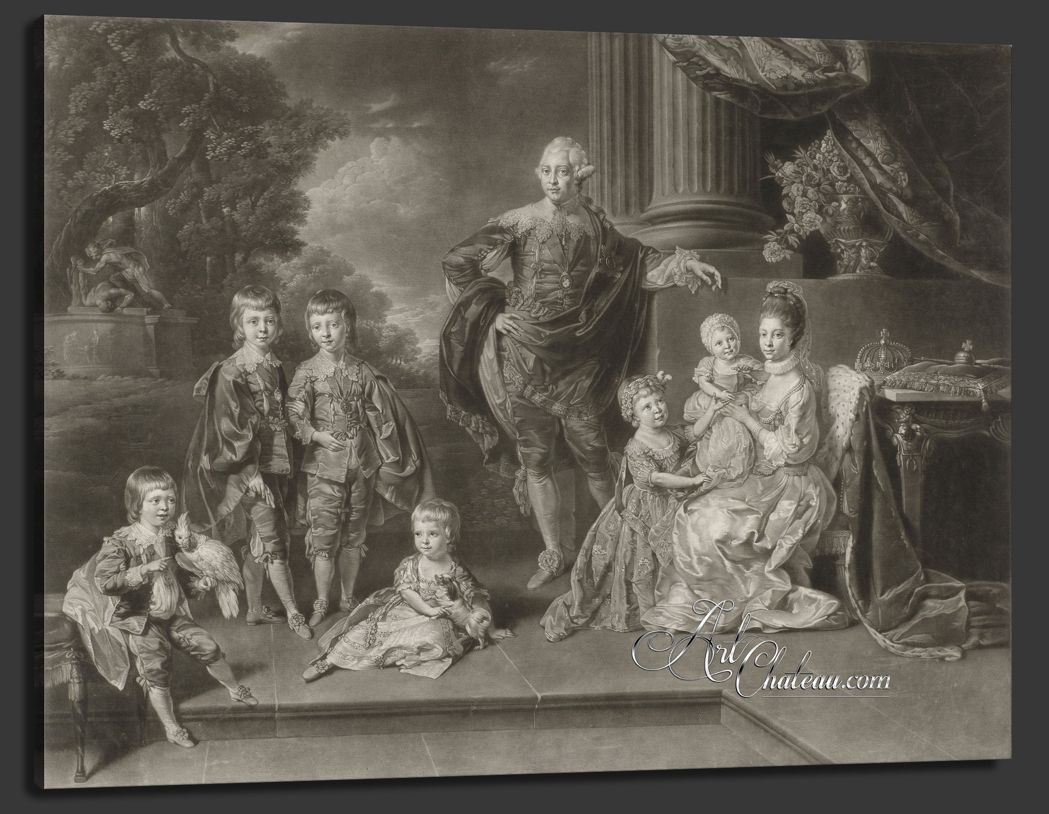 George III of England and His Family, after Richard Earlom