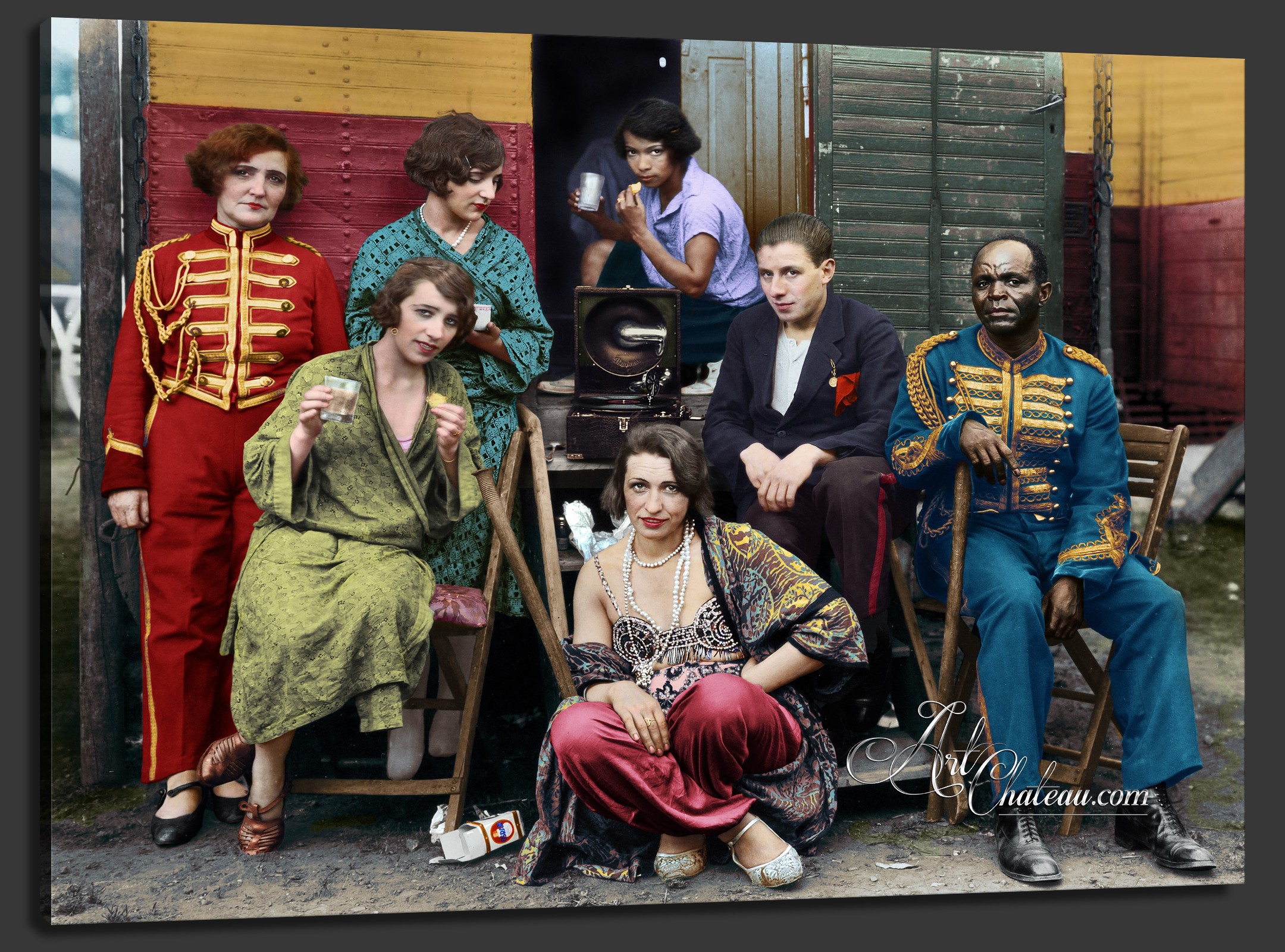 Vintage Photo of Circus Artistes, after August Sander